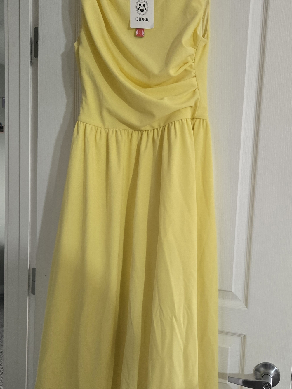 Cider Girls' Yellow Sleeveless Dress